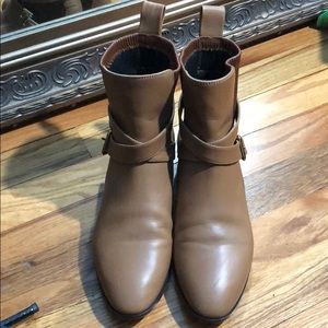Chloe leather brown ankle boots 6.5/7